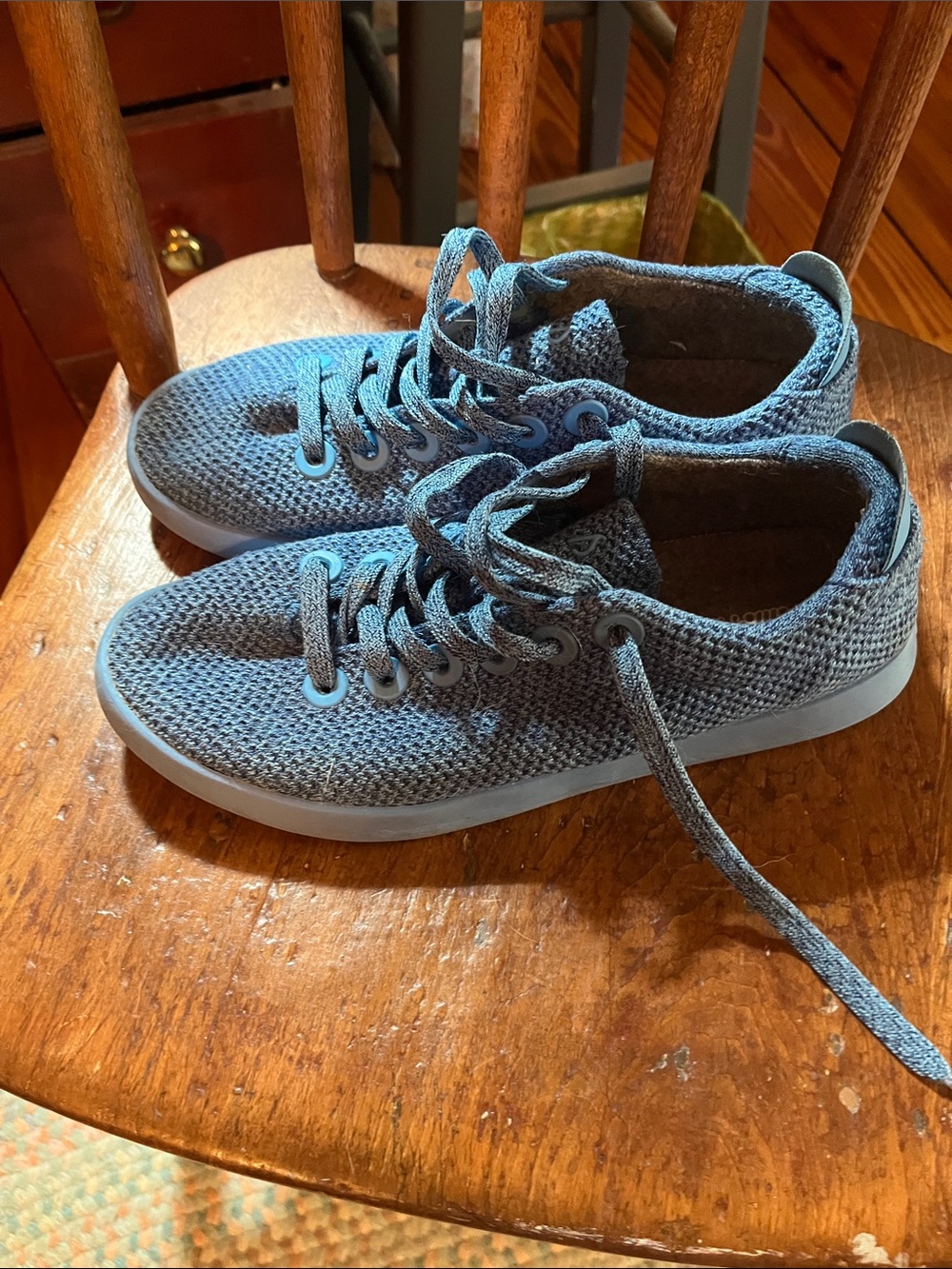 Blue all bird Casual Lace-Up Sneakers